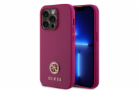 Guess PU 4G Strass Metal Logo Zadní Kryt pro iPhone 15 Pro Pink Zvolte Guess PU 4G Strass Metal Logo kryt a přidejte svému telefonu stylovou ochranu.