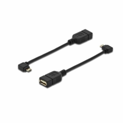 Digitus Adaptérový kabel USB 2.0, OTG, typ micro B - A M ...