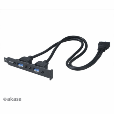 AKASA kabel rozbočovací USB 3.0. interní USB 3.0 na 2x US...