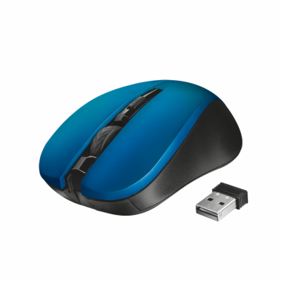 Trust Mydo Silent Click Wireless Mouse 21870 - blue (tich...