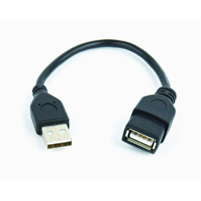 GEMBIRD USB kabel, A-A 15cm 2.0, prodlužovací, HQ Black, ...