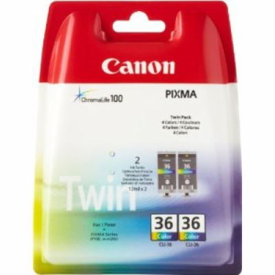 Canon CARTRIDGE CLI-36 barevná TWIN-PACK pro PIXMA iP100,...