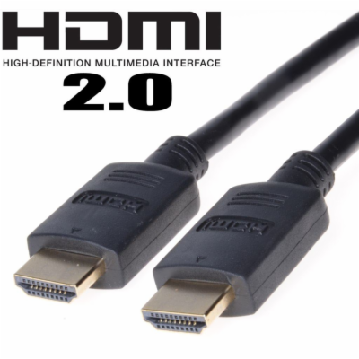PREMIUMCORD Kabel HDMI 2.0 High Speed + Ethernet, zlacené...