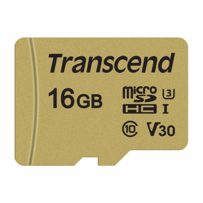 Transcend 16GB microSDHC 500S UHS-I U3 V30 (Class 10) MLC...
