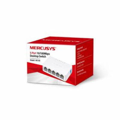 MERCUSYS switch MS105 (5x100Mb/s, fanless)