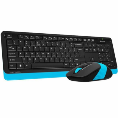 A4tech FG1010 FSTYLER set bezdr. klávesnice + myši, modrá...