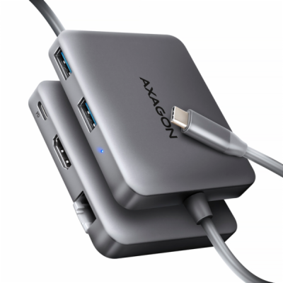 AXAGON HMC-5HL USB 5Gbps hub, 2x USB-A, HDMI 4k/60Hz, RJ-...