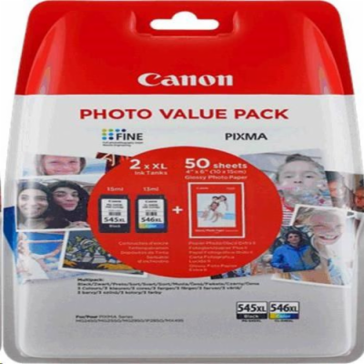 Canon cartridge PG-545XL/CL-546XL+ fotopapír GP 501/Multi...