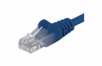PREMIUMCORD Patch kabel UTP RJ45-RJ45 CAT5e 1m modrá