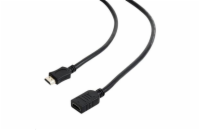 CABLEXPERT Kabel HDMI-HDMI 1,8m, 1.4, M/F stíněný, zlacené kontakty, prodlužovací, černý