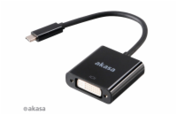 Akasa AK-CBCA09-15BK adaptér USB Type-C na DVI