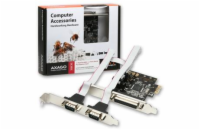 PCI-Express adapter AXAGON PCEA-PS - 3 konektory  