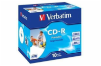 VERBATIM CD-R80 700MB DLP/ 52x/ printable/ jewel/ 10pack