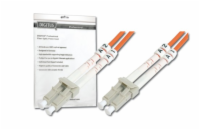 DIGITUS Fiber Optic Patch Cord, LC to LC, Multimode, OM3, 50/125 µ, Duplex Length 1m