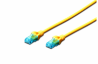 DIGITUS CAT 5e U-UTP patch cable PVC AWG 26/7 length 1m color yellow
