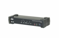Aten CS1924M-AT-G ATEN 4-Port USB3.0 4K DisplayPort KVMP Switch with Built-in MST Hub