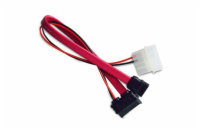 AKASA kabel  SATA pro slim optické mechaniky, pro mini-ITX systémy, 20cm