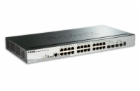 D-Link DGS-1510-28P D-Link DGS-1510-28P 28-Port Gigabit Stackable SmartPro PoE Switch including 2 SFP ports and 2 x 10G SFP+ ports- 24 x 1