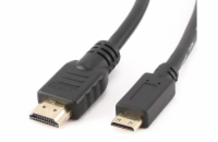 Gembird kábel HDMI (M) na mini HDMI (M) s Ethernetom, High speed, 3m, čierny