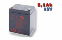 CSB HR1221W F2 12V 5,1Ah Pb záložní akumulátor VRLA AGM 
