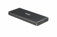 Akasa AK-ENU3M2-BK AKASA externí box pro M.2 SSD SATA II, III, USB 3.1 Gen1 Micro-B, (Supports 2230, 2242, 2260 & 2280), hliníkový, černý
