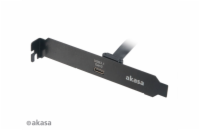 AKASA - USB 3.1 gen 2 Typ C PCI záslepka