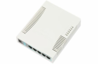 MikroTik RouterBOARD RB260GS (CSS106-5G-1S), Taifatech TF470 CPU, výkonný nastavitelný switch, 5x LAN, 1xSFP slot