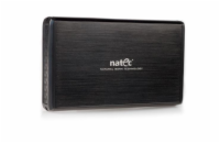 Externí box Natec NKZ-0448 RHINO pro 3.5   SATA HDD, USB 3.0, hliníkový, černý