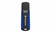 Transcend 128GB JetFlash 810 USB 3.1 (Gen 1) flash disk, černo/modrý, odolá nárazu, tlaku, prachu i vodě