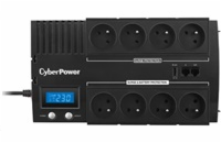 CyberPower BR1000ELCD-FR CyberPower BRICs Series II SOHO LCD UPS 1000VA/600W, české zásuvky