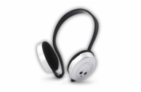 Titanum TH111 SWING Bezdrátová sluchátka, FM rádio, bílo-černá