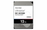 WD ULTRASTAR HE12 12000GB, 3,5", 0F30146 Western Digital Ultrastar® HDD 12TB (HUH721212ALE604) DC HC520 3.5in 26.1MM 256MB 7200RPM SATA 512E SE (GOLD WD121KRYZ)