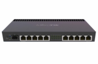 MikroTik RouterBOARDRB 4011iGS+RM, quad-core 1.4GHz CPU, 1GB RAM, 10x LAN, 1x SFP+, vč. L5 licence