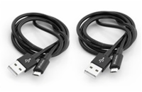 Verbatim Micro USB kabel  100cm + 100cm, SYNC + CHARGE černý