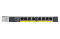 Netgear GS108LP NETGEAR 8-port 10/100/1000Mbps Gigabit Ethernet, Flexible PoE, GS108LP