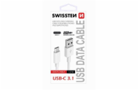Swissten Datový Kabel Usb / Usb-C Bílý 1,5 M (7Mm)