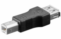 PremiumCord USB redukce A-B, Female/Male