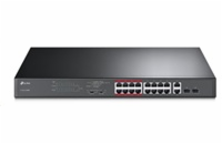 TP-Link CCTV switch TL-SL1218MP (16x100Mb/s, 2xGbE/2xSFP combo uplink, 16xPoE+, 250W)