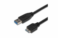 Kabel microUSB 3.0 5Gbps USB A - microUSB B, MM, 5m