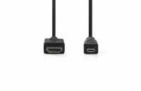 NEDIS High Speed HDMI 1.4 kabel s ethernetem/ 4K@30Hz/ zlacené konektory HDMI-micro HDMI/ černý/ box/ 2m