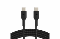 Belkin USB-C na USB-C kabel, 1m, černý - odolný
