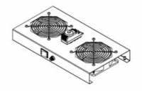 Legrand EvoLine ventilační jednotka pro nástěnné rozváděče, 2x ventilátor + termostat, montáž na střeše rozvaděče
