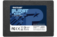 Patriot Burst 960GB, PBE960GS25SSDR PATRIOT BURST ELITE 960GB SSD / Interní / 2,5" / SATA 6Gb/s /