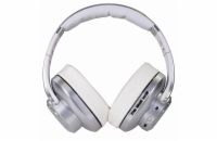 EVOLVEO SupremeSound 8EQ, Bluetooth sluchátka s reproduktorem a ekvalizérem 2v1, stříbrné