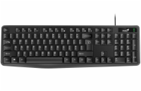 GENIUS klávesnice KB-117/ Drátová/ USB/ černá/ CZ+SK layout