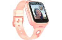 CARNEO GuardKid+ 4G Platinum dětské GPS hodinky, růžové