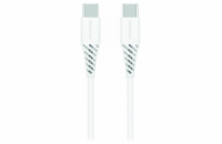 Swissten Datový Kabel TPE USB-C/USB-C Power delivery 5A (100W) 1,5 M bílý