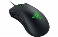 Razer DeathAdder Essential - myš drátová/herní/programovatelná/6400DPI/zelené podsvícení/černá