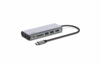 Belkin 6-in-1 Multiport USB-C Adapter AVC008BTSGY Belkin USB-C 6v1 hub - 4K HDMI, USB-C PD 3.0, 2x USB-A 3.0, RJ45, čtečka SD karet