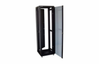 XtendLan 47U/600x800 stojanový, černý, skleněné dveře, plná záda